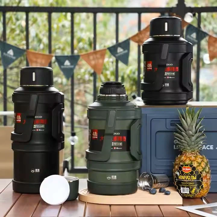 Stainless Steel Straight Vacuum Water Jug Customized Logo Acceptable